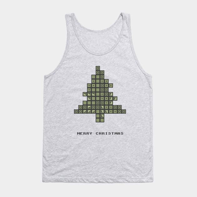 Tetrismas Tree Tank Top by Byway Design